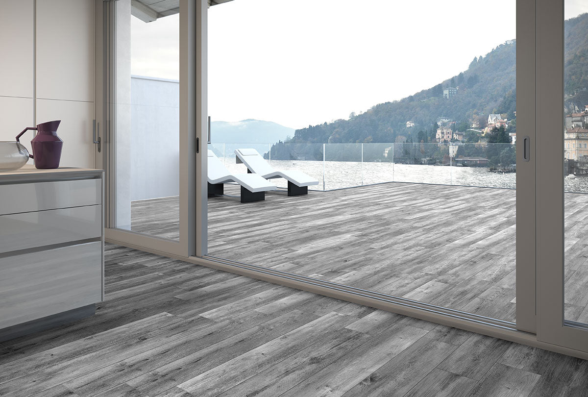 MSI Katella Ash Porcelain Paver — surface detail in natural tonality