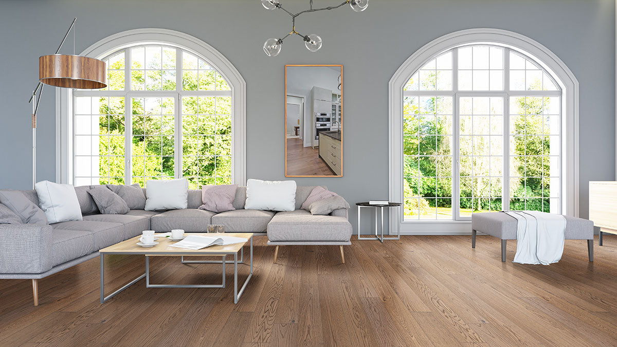 MSI Kelmore Dunova Engineered Hardwood Flooring — surface detail in natural tonality