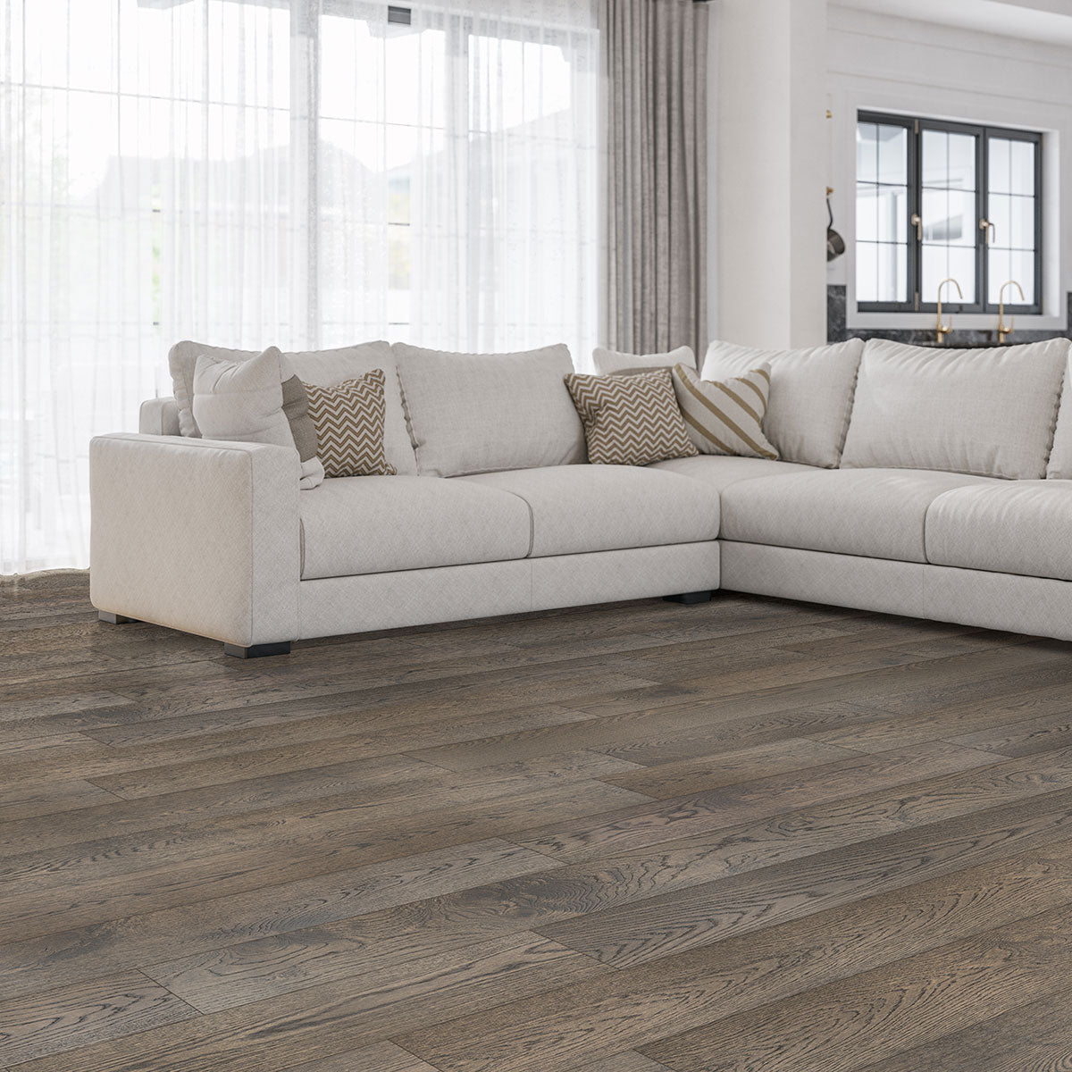 MSI Kelmore Vexton Engineered Hardwood Flooring — surface detail in natural tonality