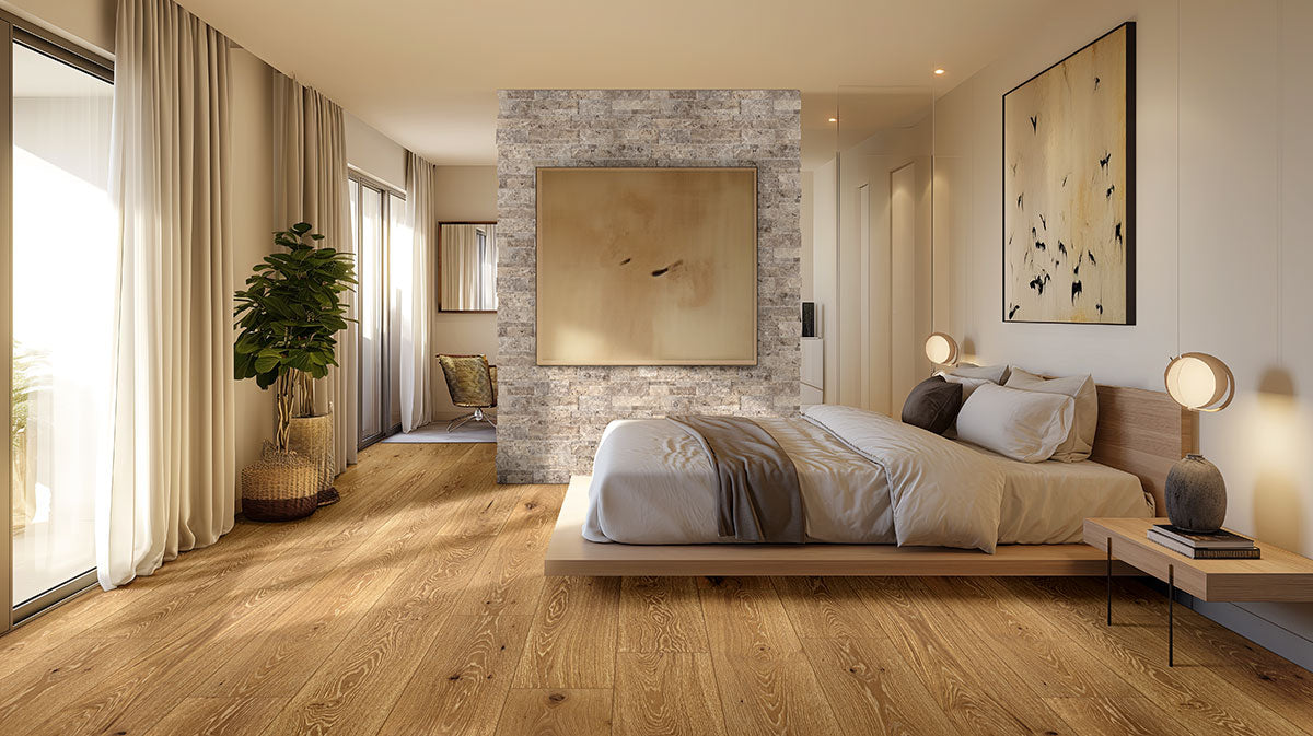 MSI Mccarran Kentsea Oak Engineered Hardwood Flooring — surface detail in natural tonality