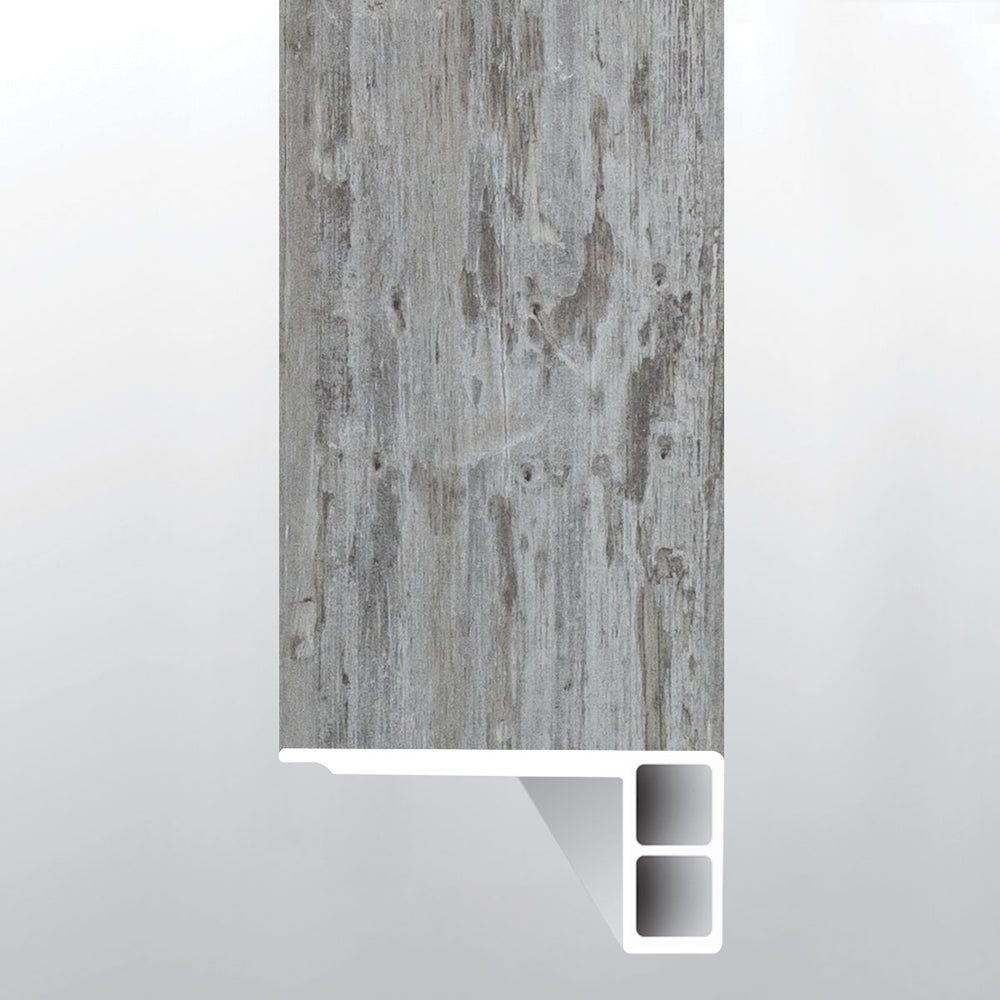 MSI Andover Kingsdown Gray Flush Stair Nose Eased Edge — Flooring Trim in gray tonality
