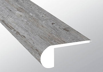 MSI Andover Kingsdown Gray Flush Stair Nose — Flooring Trim in gray tonality