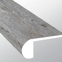 MSI Andover Kingsdown Gray Flush Stair Nose — Flooring Trim in gray tonality