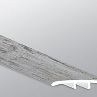 MSI Andover Kingsdown Gray T-Molding — Flooring Trim in gray tonality