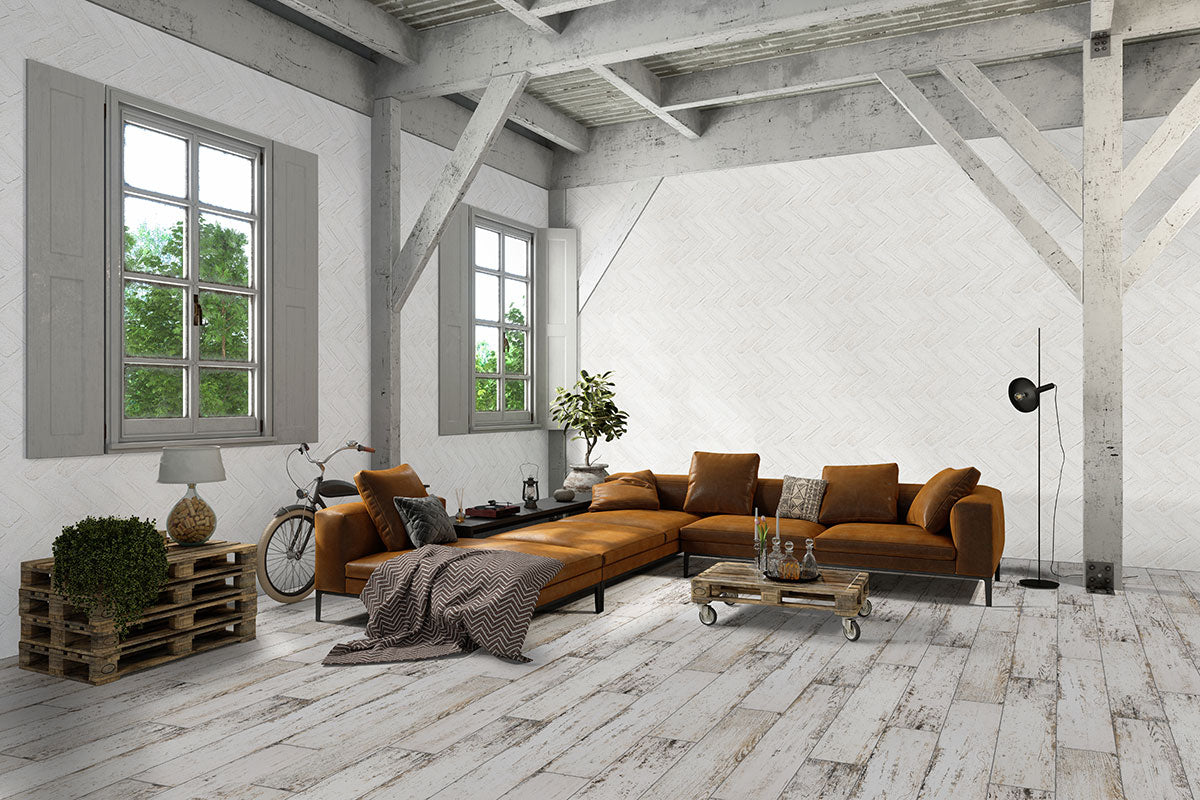 MSI Vintage Lace 8 x 36 Matte — surface detail in natural tonality