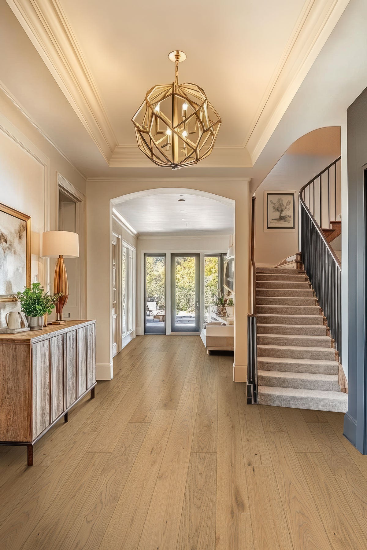 MSI Ladson Adriel Oak Engineered Hardwood Flooring — surface detail in natural tonality