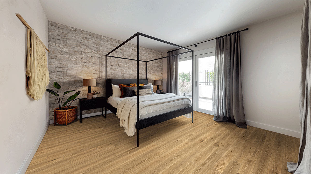 MSI Ladson Kentsea Oak Engineered Hardwood Flooring — surface detail in natural tonality