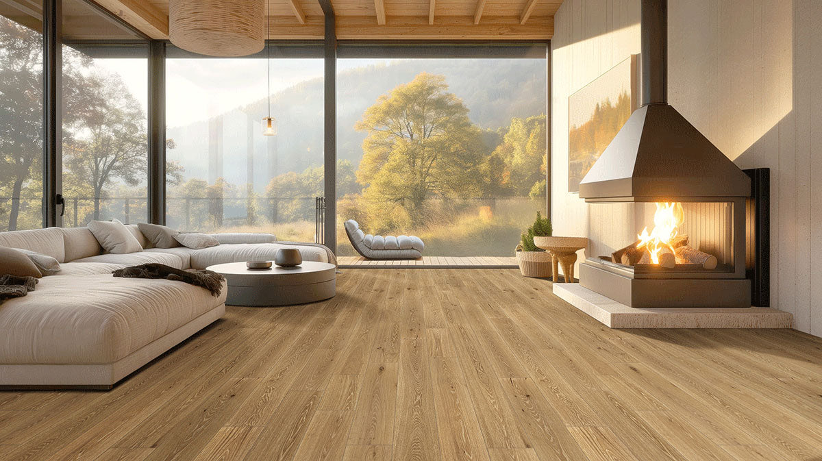 MSI Ladson Kentsea Oak Engineered Hardwood Flooring — surface detail in natural tonality