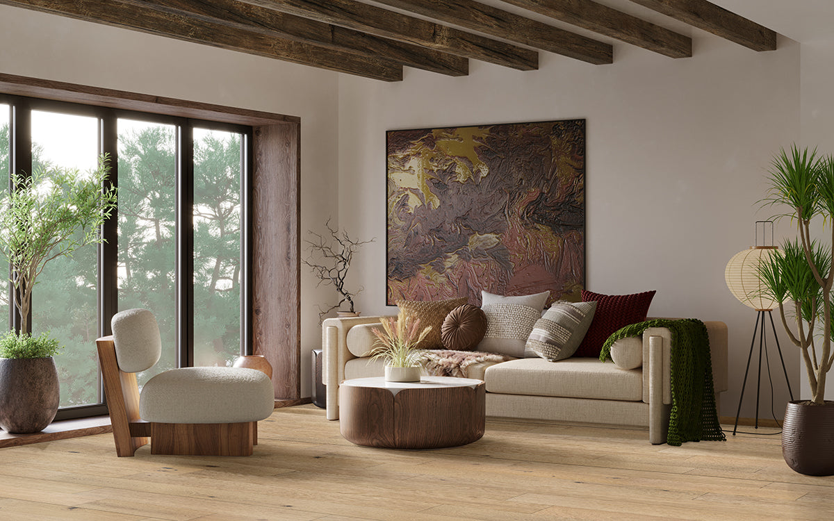 MSI Ladson Northcutt Engineered Hardwood Flooring — surface detail in natural tonality