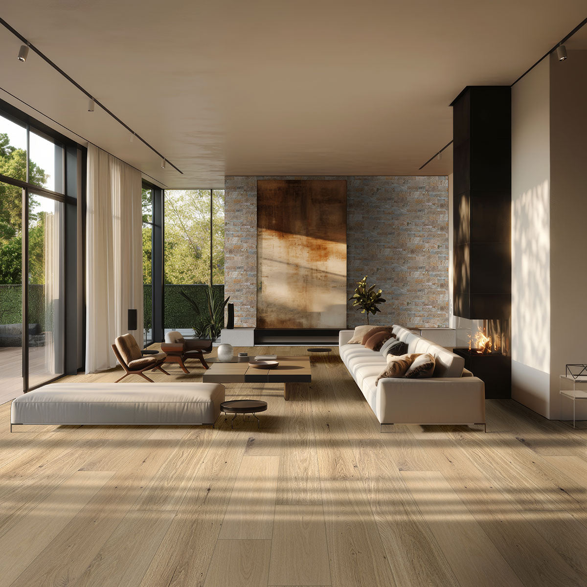 MSI Ladson Tualatin Blonde Engineered Hardwood Flooring — surface detail in blonde tonality