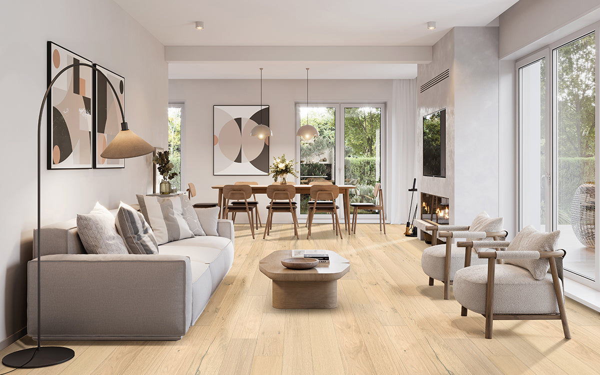 MSI Ladson Whitlock Engineered Hardwood Flooring — surface detail in natural tonality