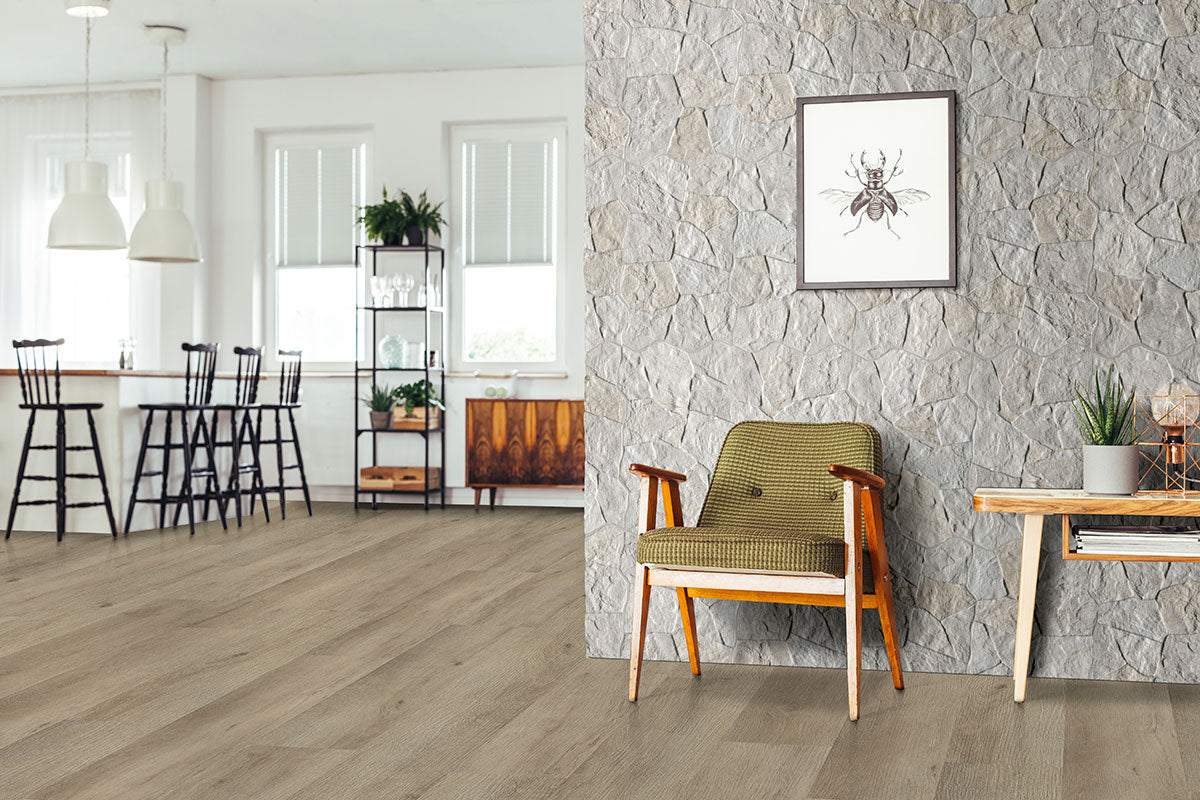 MSI Studio Lark Luxury Vinyl Plank Flooring — surface detail in natural tonality