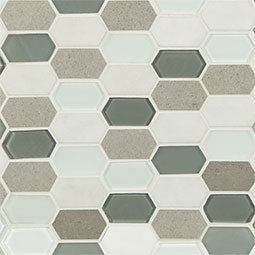 Lascari Picket Glass Backsplash Tile