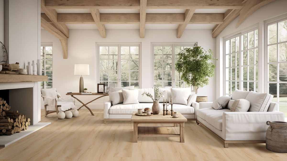 MSI Laurel Reserve Fallonton Luxury Vinyl Plank Flooring — surface detail in natural tonality