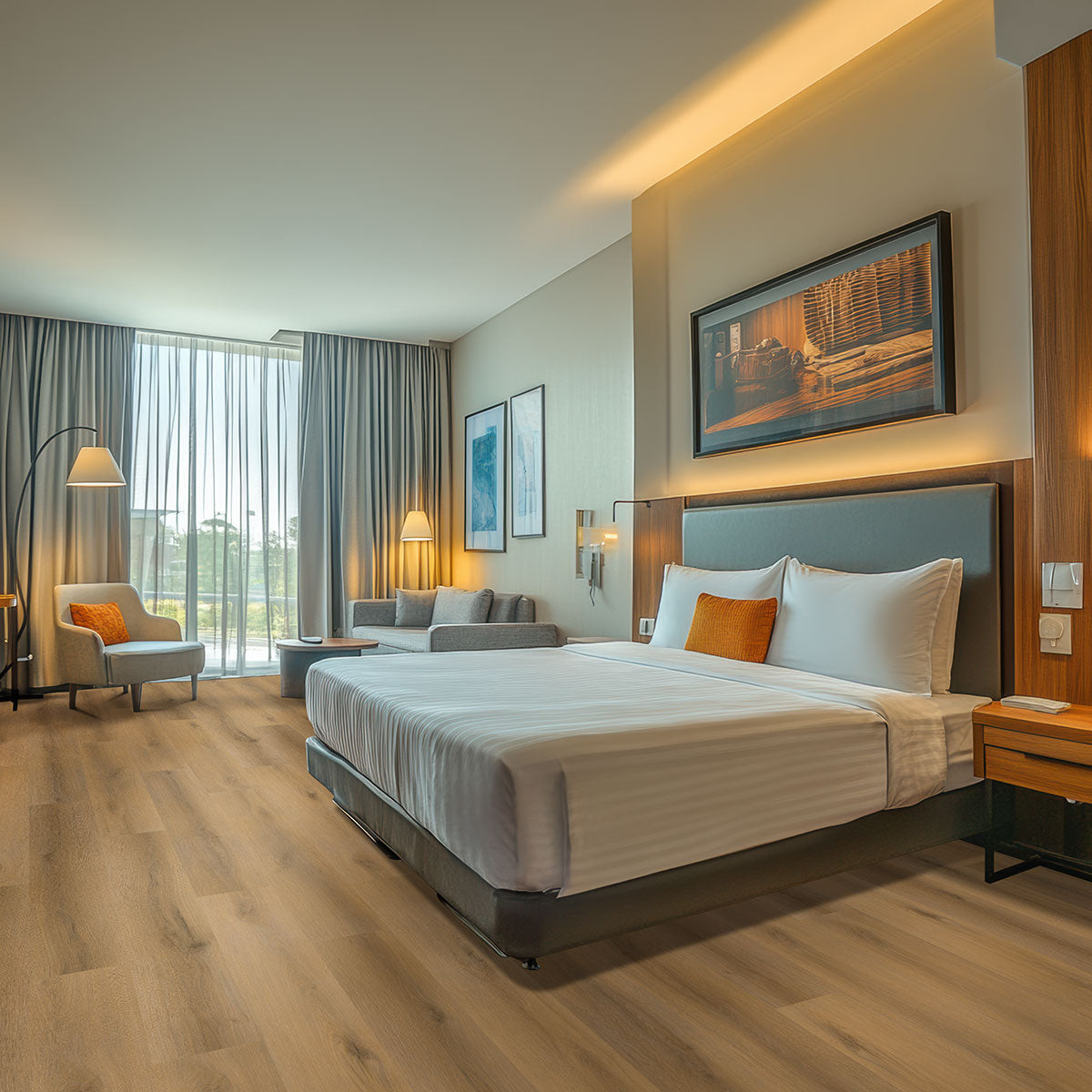 MSI Laurel Reserve Scandi Luxury Vinyl Plank Flooring — surface detail in natural tonality