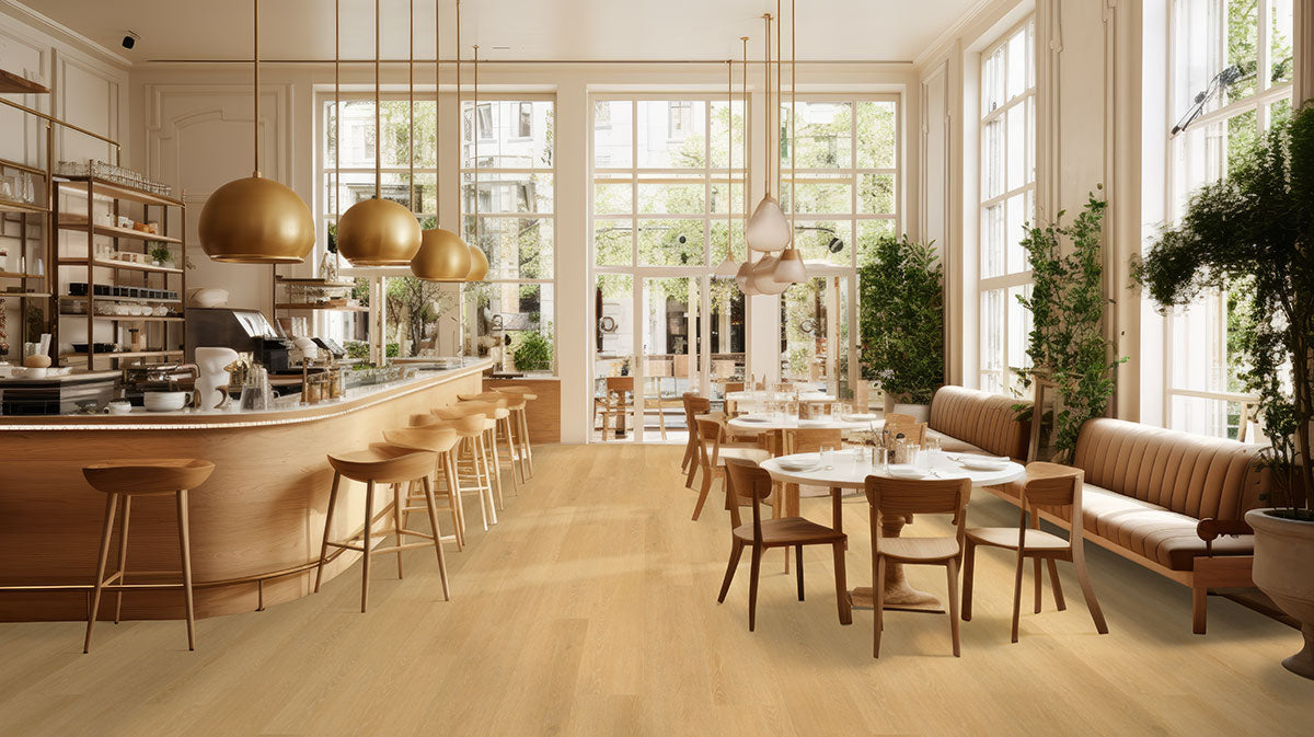 MSI Laurel Reserve Selbourne Luxury Vinyl Plank Flooring — surface detail in natural tonality