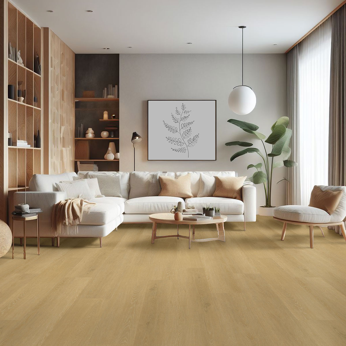 MSI Laurel Reserve Selbourne Luxury Vinyl Plank Flooring — surface detail in natural tonality