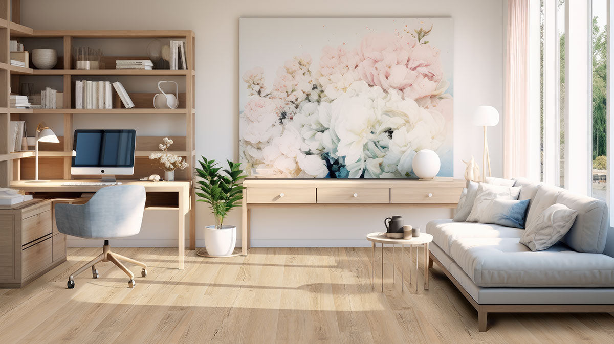 MSI Laurel Reserve Shasta Grove Luxury Vinyl Plank Flooring — surface detail in natural tonality