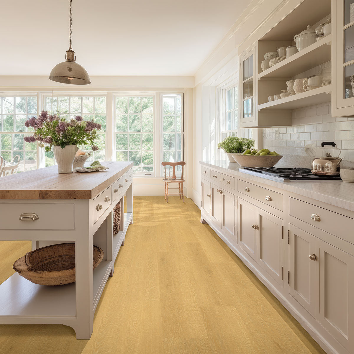 MSI Laurel Selbourne Luxury Vinyl Plank Flooring — surface detail in natural tonality