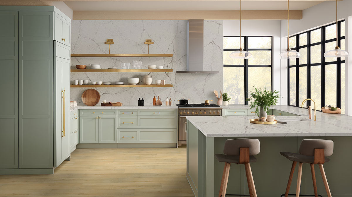 MSI Laurel Tranquilla Luxury Vinyl Plank Flooring — surface detail in natural tonality