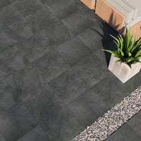 MSI Legions Midnight Montage Porcelain Paver — surface detail in natural tonality