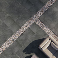 MSI Legions Midnight Montage Porcelain Paver — surface detail in natural tonality