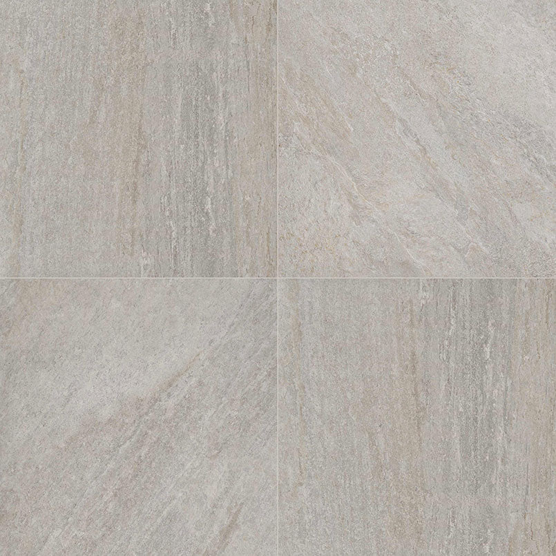 MSI Quartz Silver Porcelain Paver in silver tonality 20mm exterior porcelain paver freeze-thaw stable
