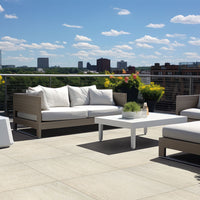 MSI Livingstyle Beige Porcelain Paver — surface detail in beige tonality