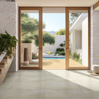 MSI Livingstyle Cream Porcelain Paver — surface detail in cream tonality