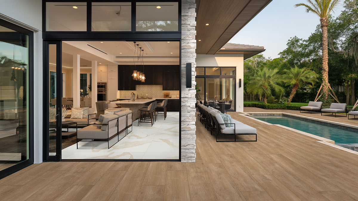 MSI Lucas Betulla Porcelain Paver — surface detail in natural tonality