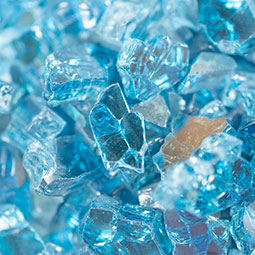 Marine Blue Fire Glass