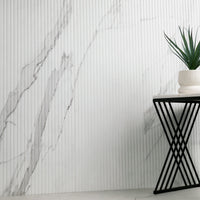 MSI Urbanslat Marmi Grey 16 x 48 Satin — surface detail in grey tonality