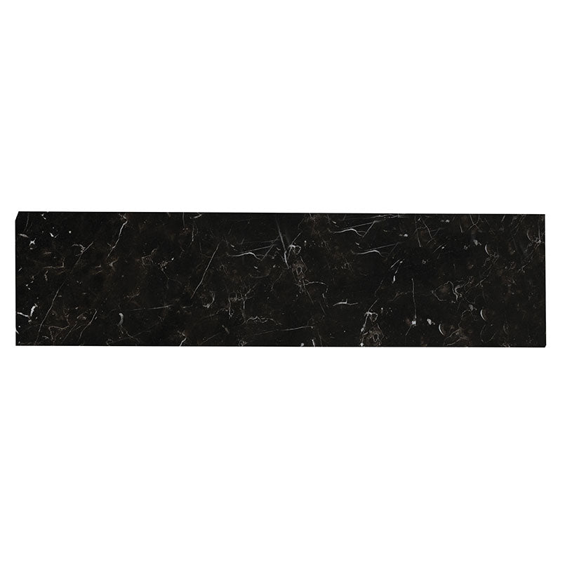 MSI Regallo Marquina Noir 3X24 Bullnose — Tile Trim finishing trim piece color-matched to parent series