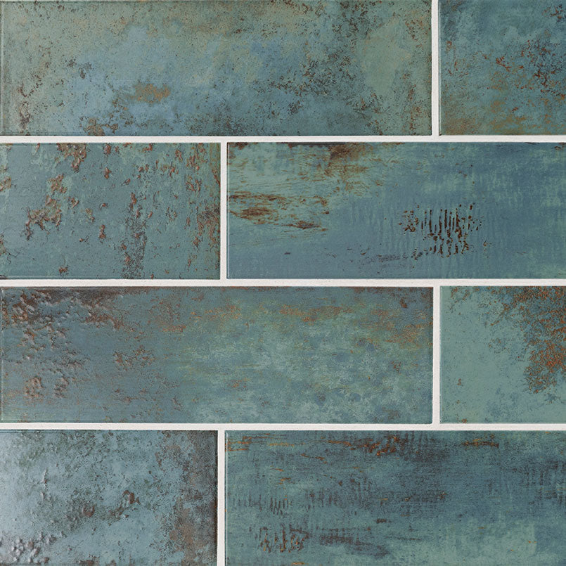 MSI Marza Aqua Subway Tile — Porcelain Wall Tile in aqua tonality