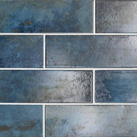 MSI Marza Cobalt Subway Tile — Porcelain Wall Tile 4x12 glossy