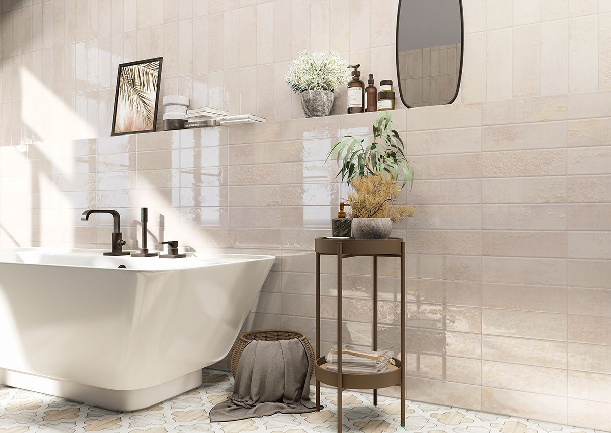 MSI Marza Pearl Subway Tile — surface detail in pearl tonality