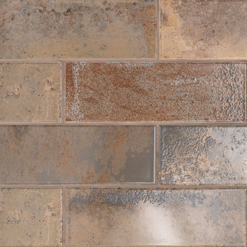 MSI Marza Rust Subway Tile — Porcelain Wall Tile in rust tonality
