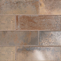 MSI Marza Rust Subway Tile — Porcelain Wall Tile in rust tonality