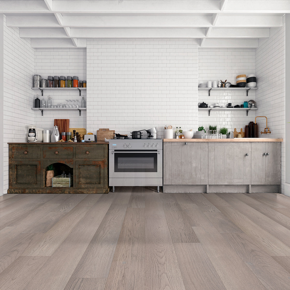 MSI Mccarran Bourland Engineered Hardwood Flooring — surface detail in natural tonality