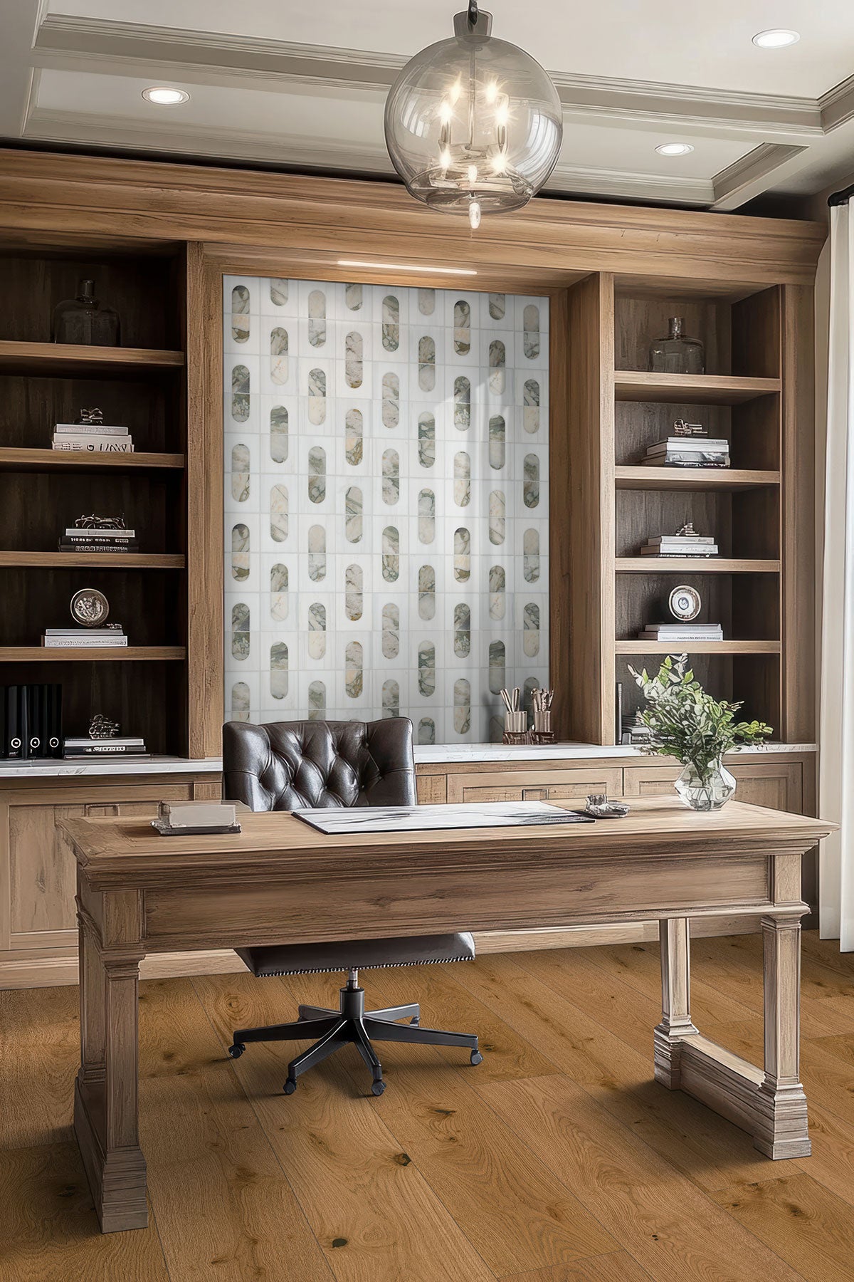 MSI Mccarran Leander Oak Engineered Hardwood Flooring — surface detail in natural tonality
