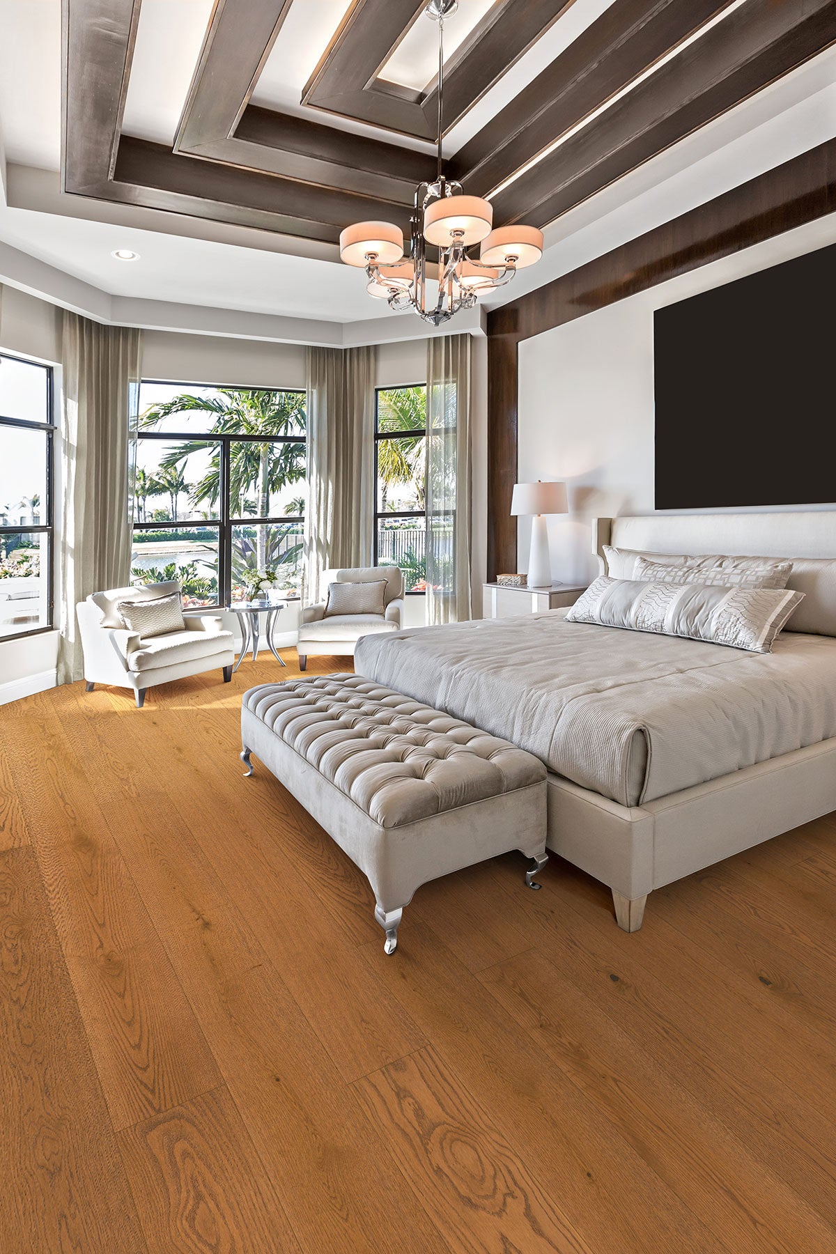MSI Mccarran Scarborough Buff Engineered Hardwood Flooring — surface detail in natural tonality