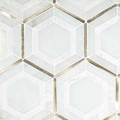 MSI Luxor Medici Gold Backsplash Tile