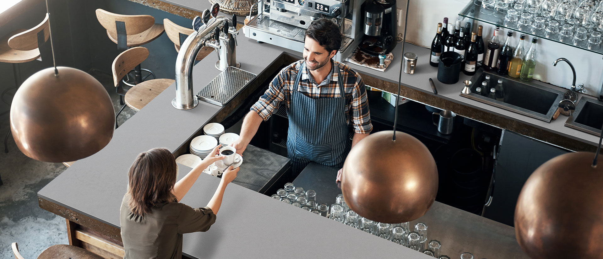 MSI Meridian Gray - Quartz Island Countertop