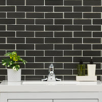 MSI Metallic Gray Bevel Subway Tile — surface detail in gray tonality