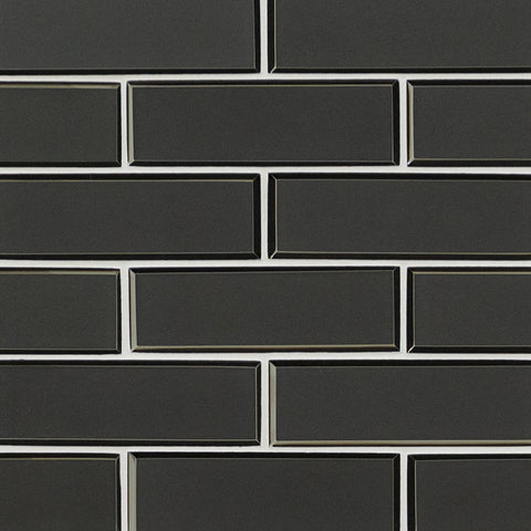 MSI Metallic Gray Bevel Subway Tile