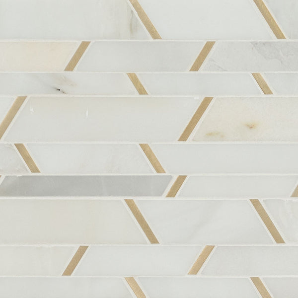 MSI Luxor Metro Gold Pattern Tile