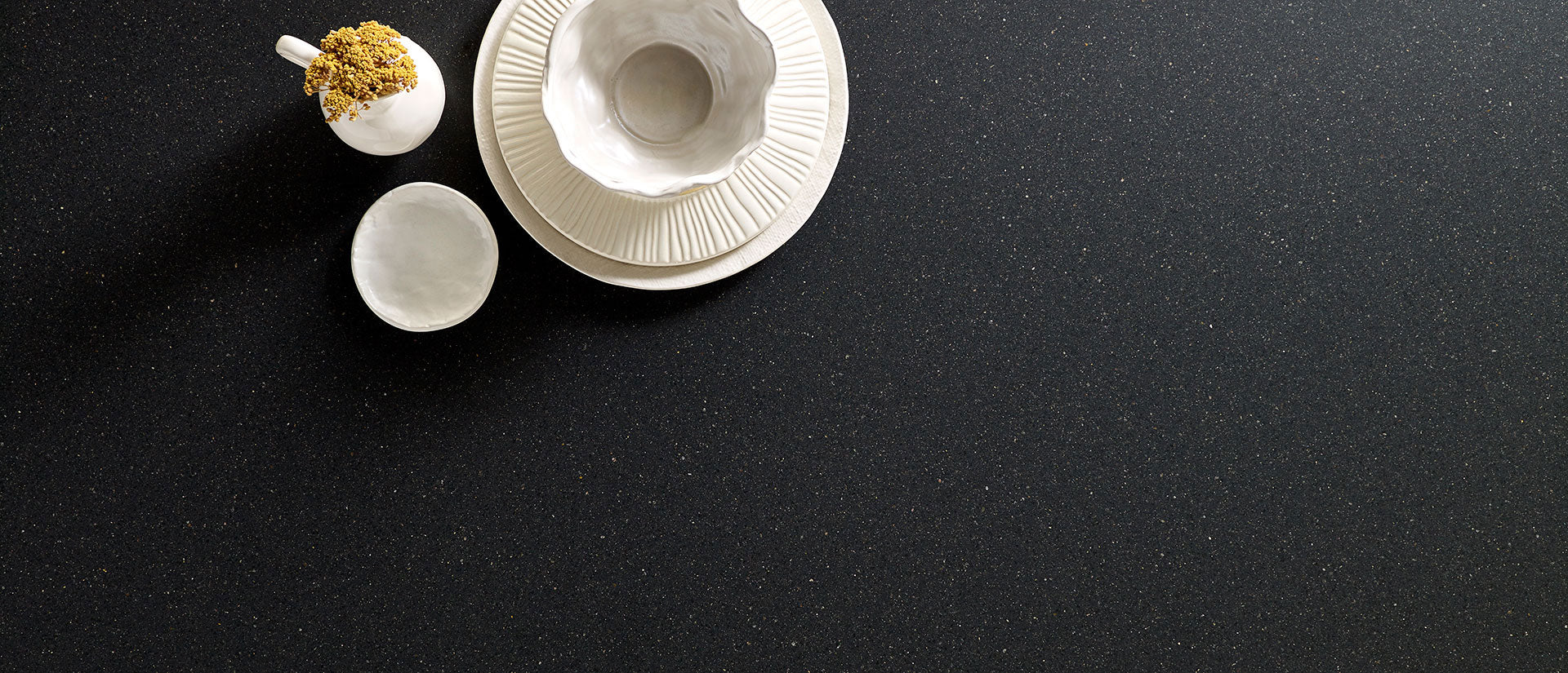 MSI Midnight Majesty — surface detail in natural tonality engineered slab for kitchen and feature install