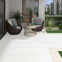 MSI Miraggio Gold Porcelain Paver — surface detail in gold tonality