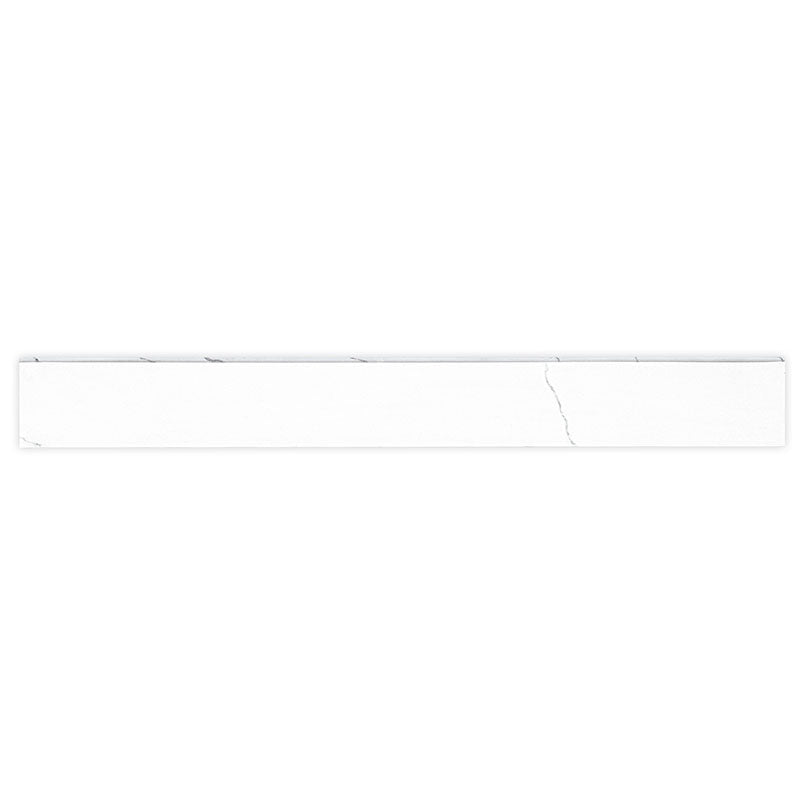 MSI Miraggio Gray 3X24 Matte Bullnose — Tile Trim in gray tonality
