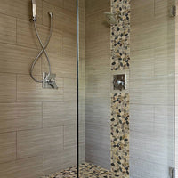 MSI Mix River Pebbles Pattern Tile — surface detail in natural tonality
